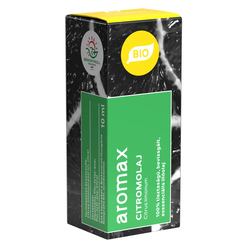 Aromax citrom illóolaj, 10 ml (bio)
