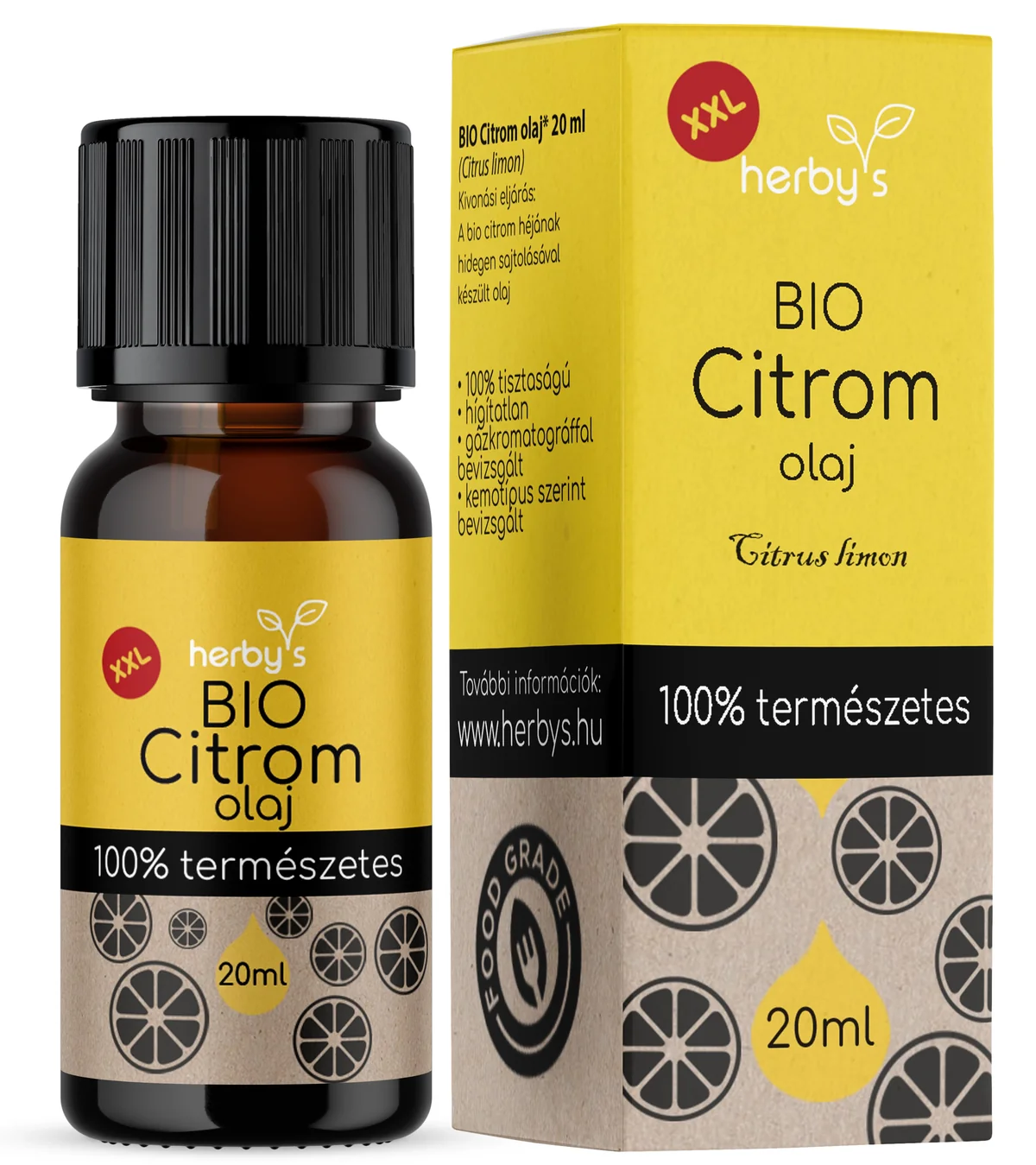 Herby's citrom illóolaj, 20 ml (bio)